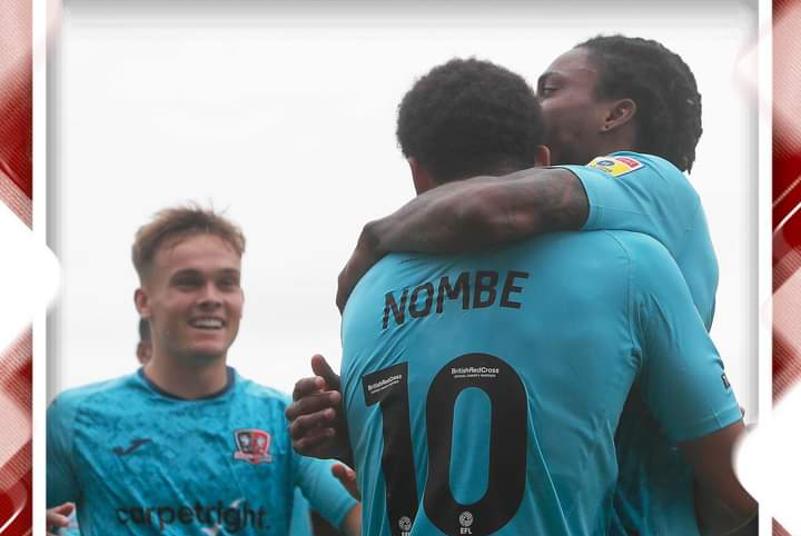 D3 Angleterre : Sam Nombe signe sa présence avec Exeter City devant Lincoln City