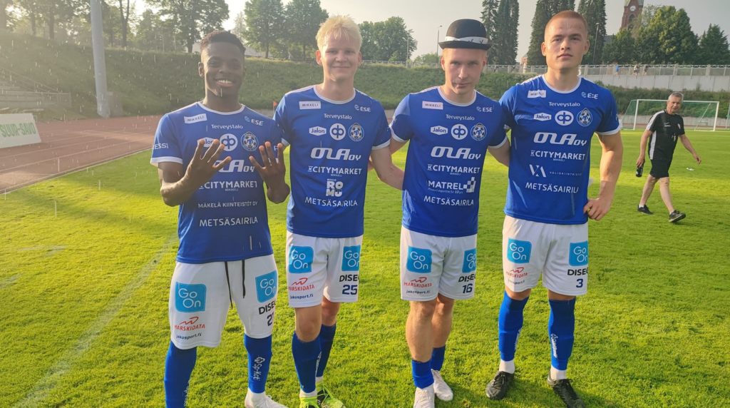 D2 Finlande: Déjà 5 buts pour Joslyn Luyeye Lutumba avec le Mikkelin Palloilijat