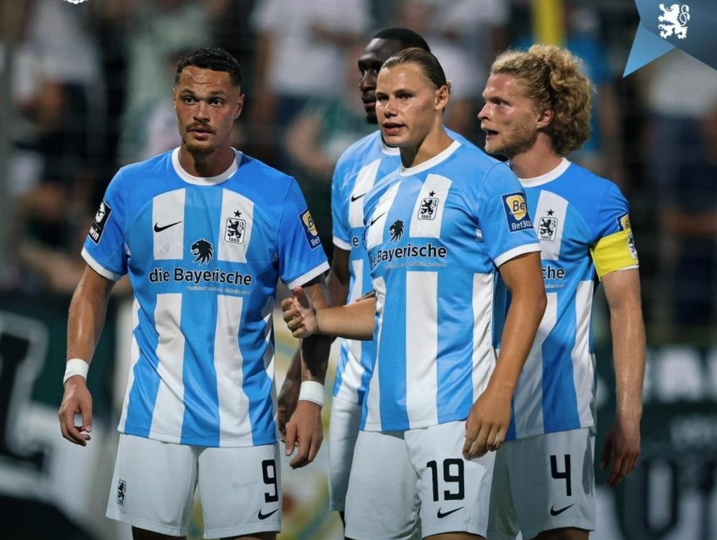 D3 Allemagne: Tarsis Bonga et le Munich 1860 surpris par Lübeck