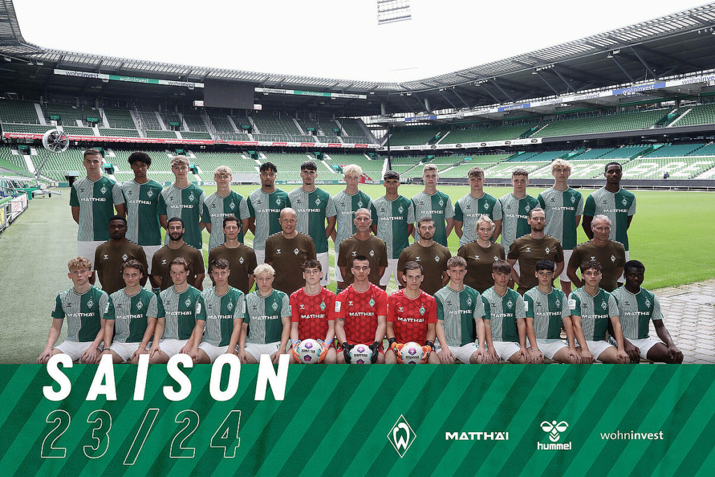 Werder de Brême/U19: Une 9ème place pour la 1ère saison de Cédric Makiadi Mapuata