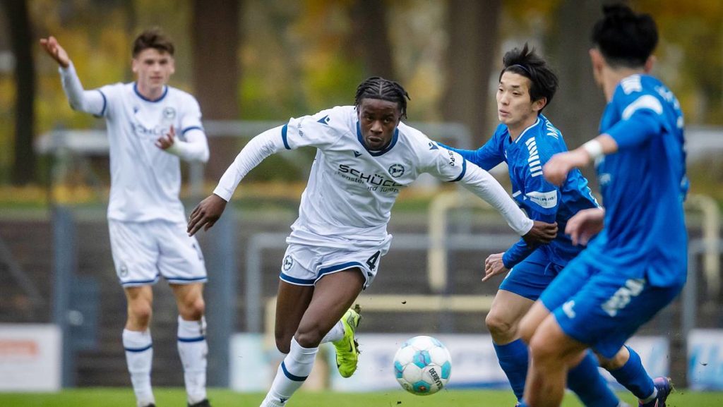 Coupe de Westphalie: Daniel Sumbu s’illustre avec son 1er but chez les professionnels