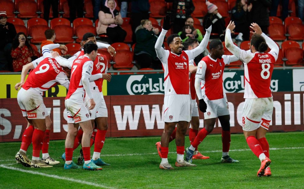 D3 Angleterre: 4ème but pour Sam Nombe avec Rotherham United victorieux de Lincoln City