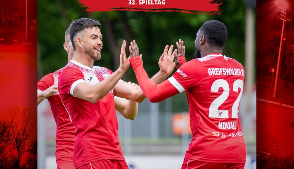 D4 Allemagne: 5ème but pour Rudolf Ndualu avec Greifswalder victorieux de  Eilenburg