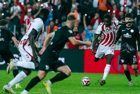 D1 Turquie: 2ème passe décisive pour Anthony Musaba avec Samsunspor