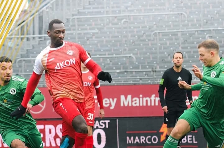 D4 Allemagne: Déjà 9 buts pour Tarsis Bonga avec le Würzburger Kickers accrochés par Illertissen