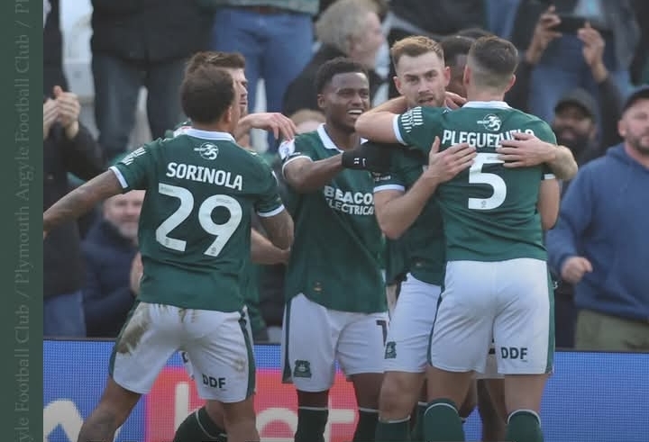 D3 Angleterre: 2ème succès de suite pour Bali Mumba et Plymouth Argyle