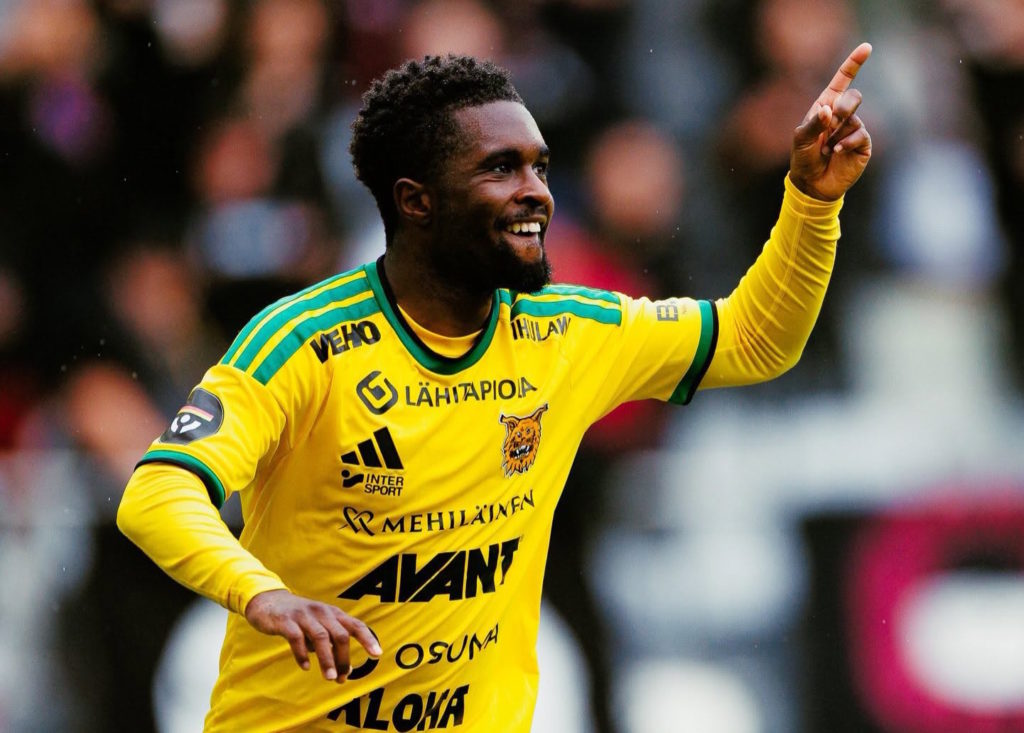 D1 Finlande: Un 9ème but et une récompense, le week-end festif de Jardell Kanga avec Ilves