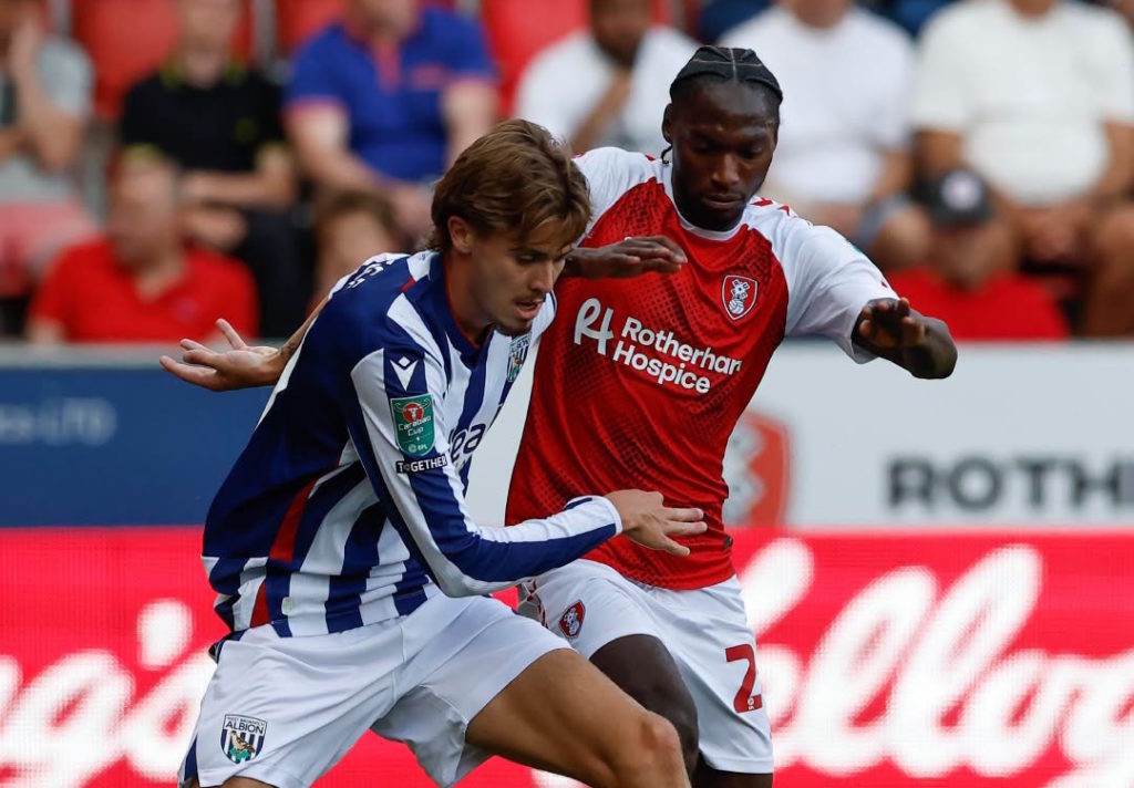 Angleterre/Coupe de la Ligue: Jili Buyabu et Rotherham United débarqués d’entrée par West Bromwich Albion