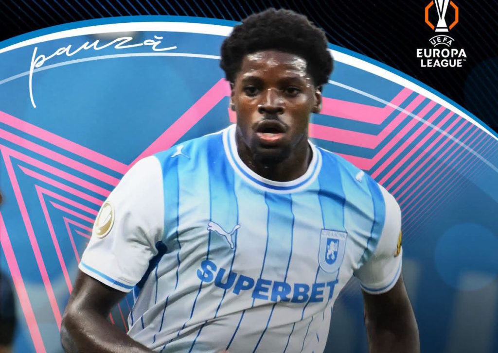 UEFA/Europa League: Steven Nsimba buteur avec l’Universitatea Craiova écartent le Kuopion Palloseura de Joslyn Luyeye Lutumba