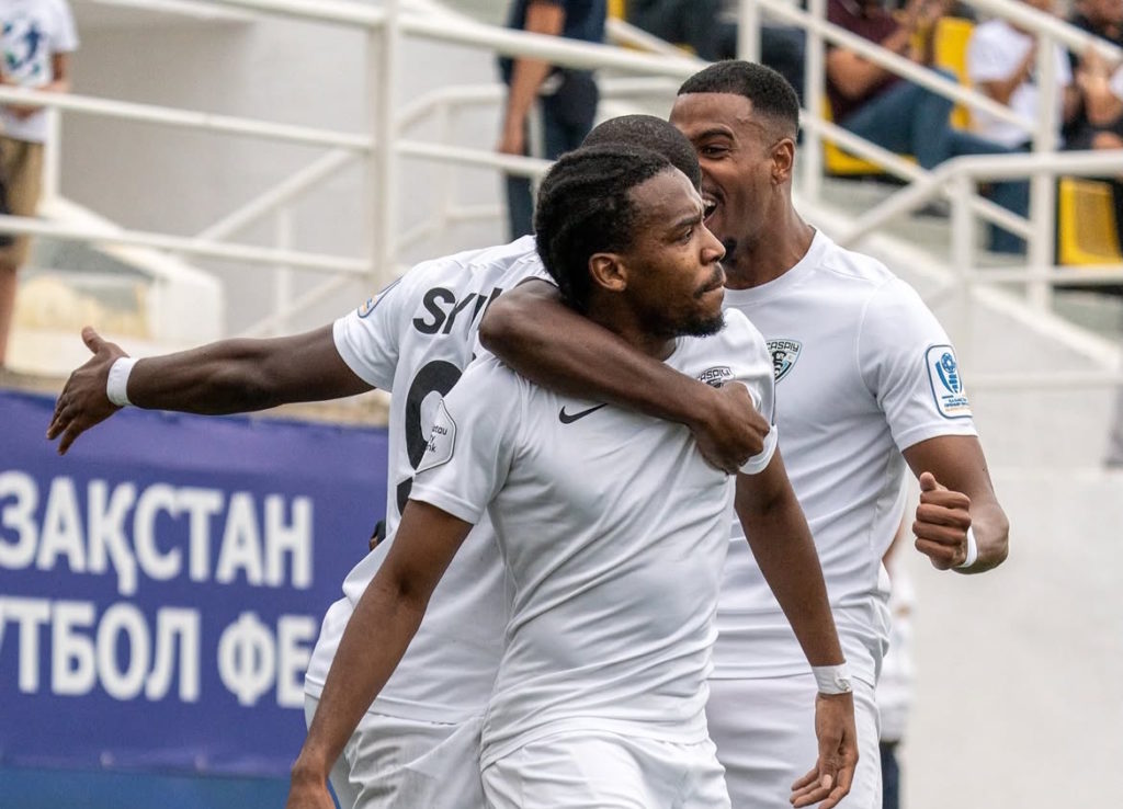 D1 Kazakhstan: Noha Ndombasi porte le Kaspij Aktau avec son 6ème but de la saison