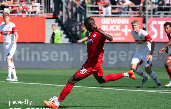 D3 Allemagne: Le 2ème but de Tarsis Bonga n’a pas servi au Würzburger Kickers